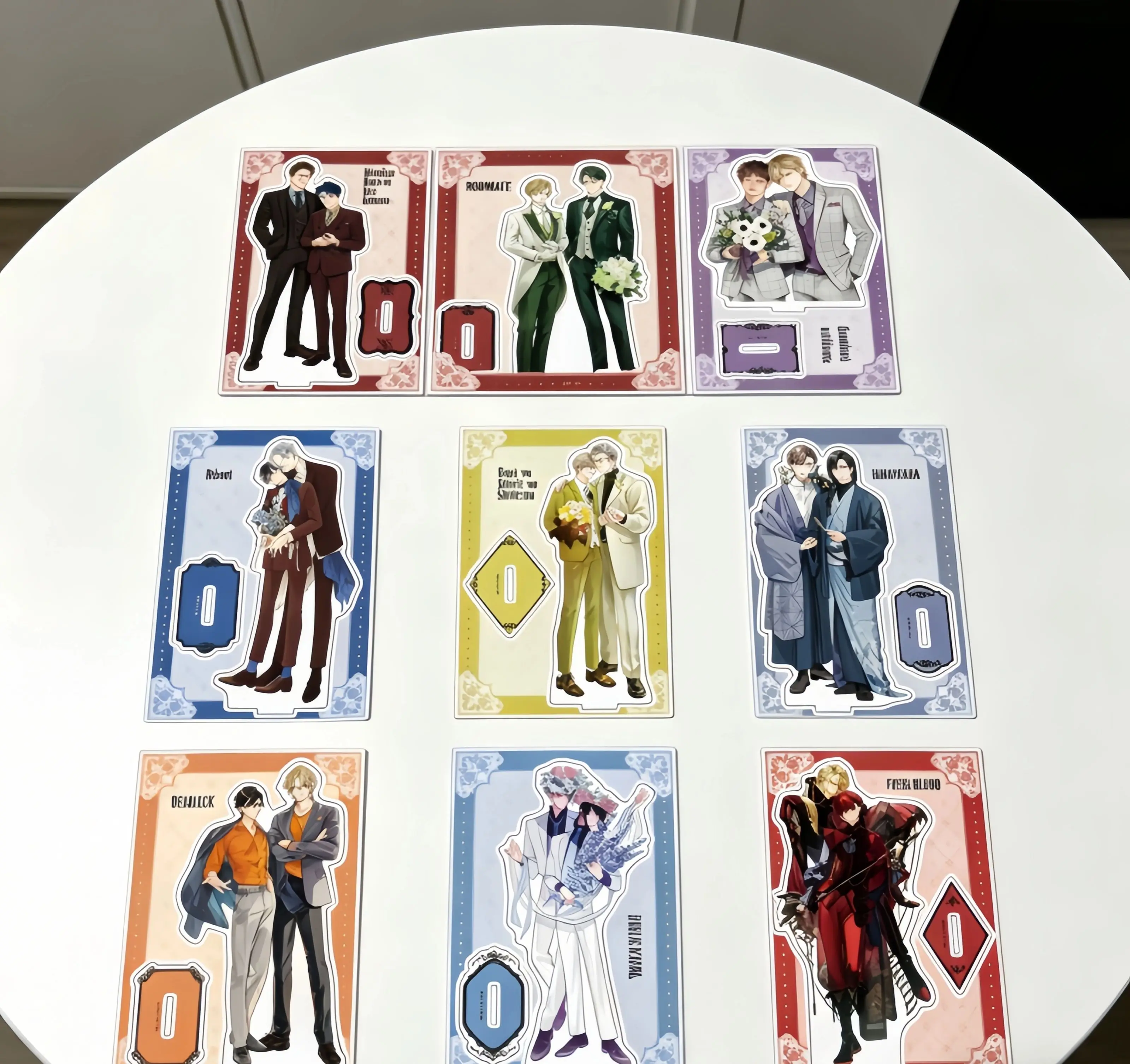 Chara Label Exhibition 30th Anniversary Launch Commemoration Acrylic Stand Jun Igaw/Daichi Desktop Ornament 15cm Keychains