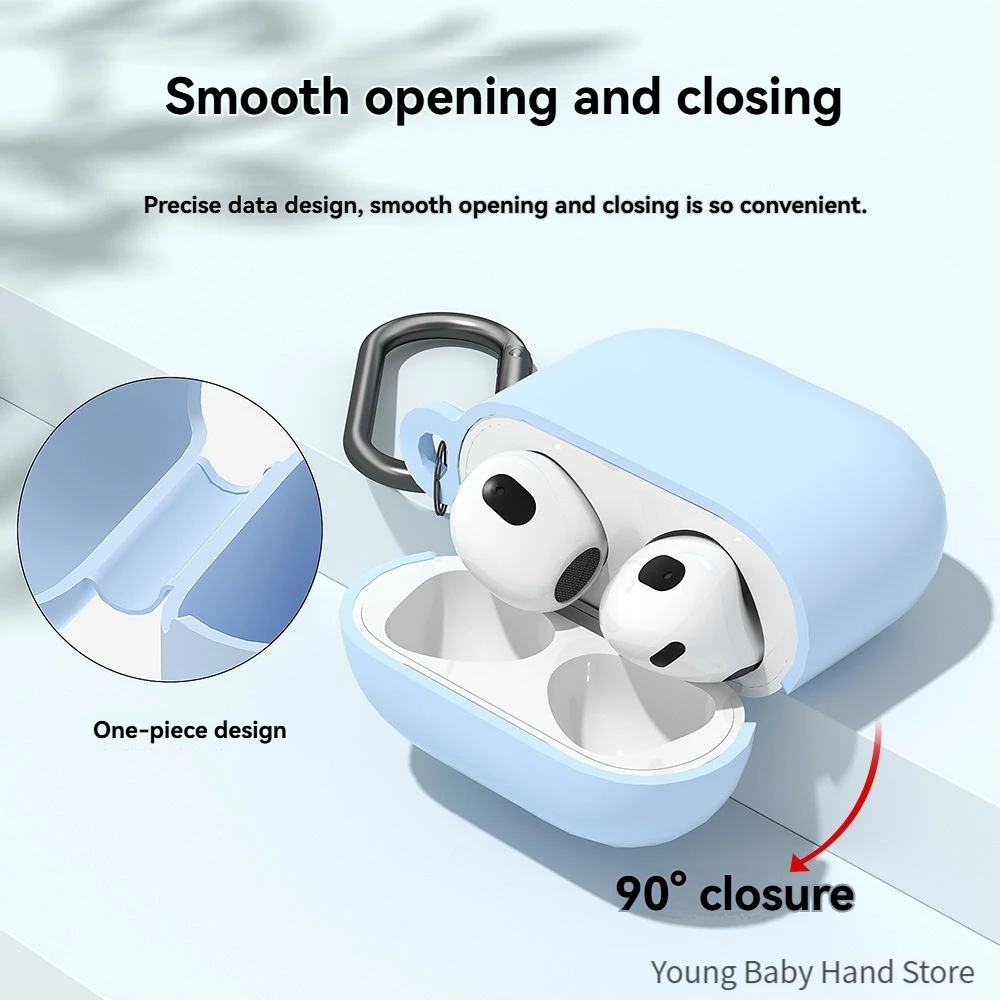 

Buds Wireless Apple Headphones Bluetooth Silicone Covers Cover For Airpods 4 Pro Earphones Protector Headphone Case Soft Generat