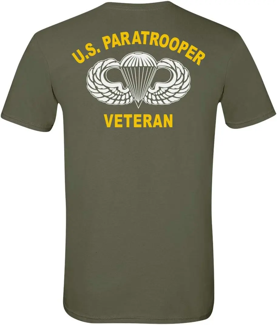 82nd Airborne Division US Army Paratrooper Veteran T-Shirt 100% Cotton O-Neck Short Sleeve Summer Casual Mens T-shirt Streetwear