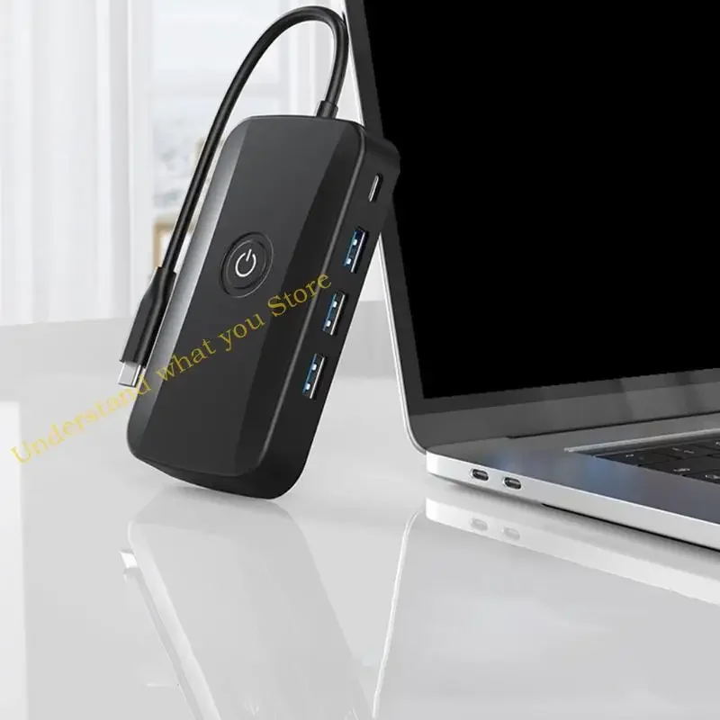 

J60A Expand Port Wirelessly 5 in 1 Hubs, USB and Power Delivery Screen Thrower