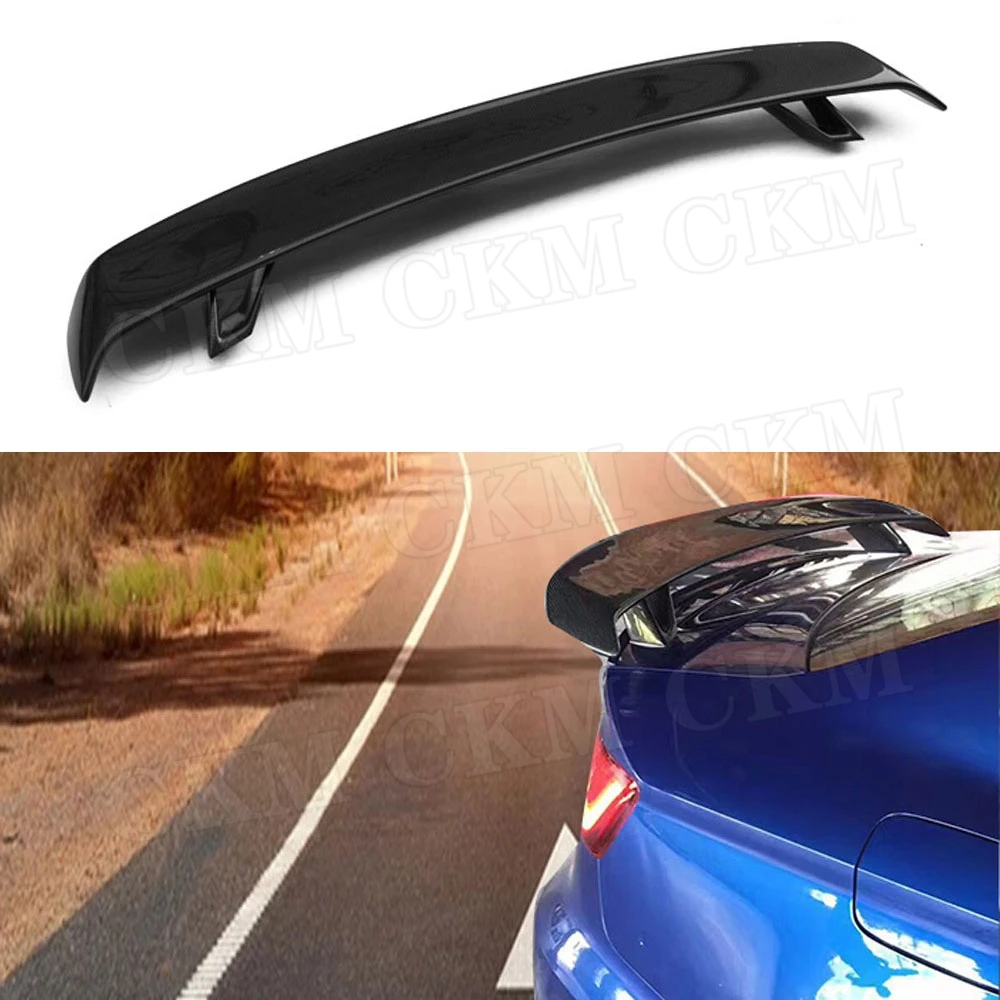 

CKMUUER for Audi TT A3 A4 A5 A6 A7 A8 Carbon Fiber Rear Trunk Boot Spoiler Car Styling Universal Style Exterior Lip Wings