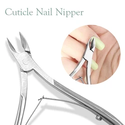 1pcs Cuticle Nippers Nail Manicure Scissors Cuticle Clippers Trimmer Dead Skin Remover Pedicure Stainless Steel Cutters Tools