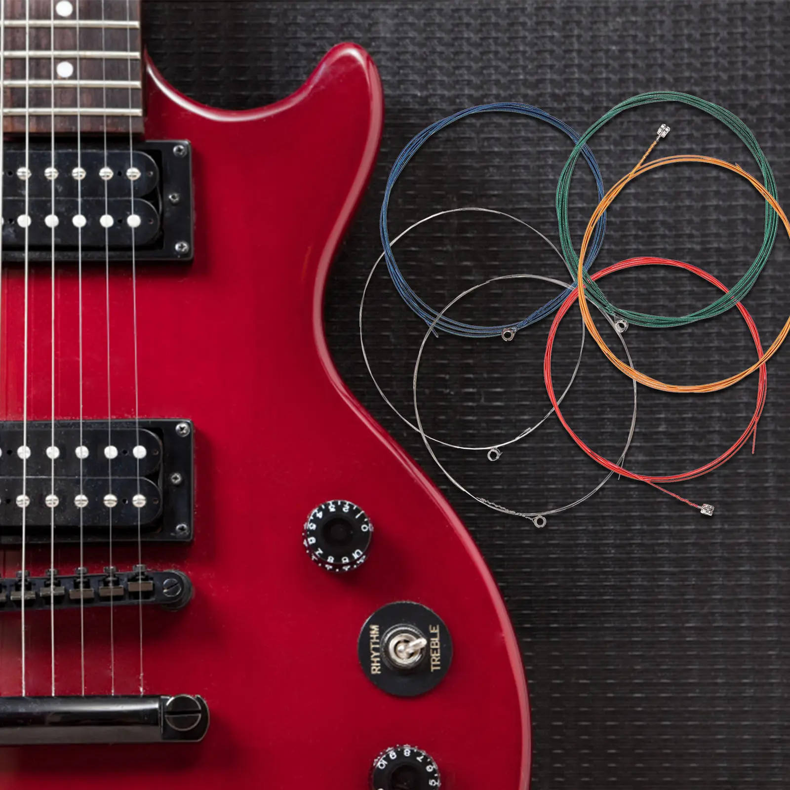6Pcs Guitar Strings Premium Steel Nickel Alloy Vibrant Tone Sustain Anti Corrosion Ideal for Beginner Practice