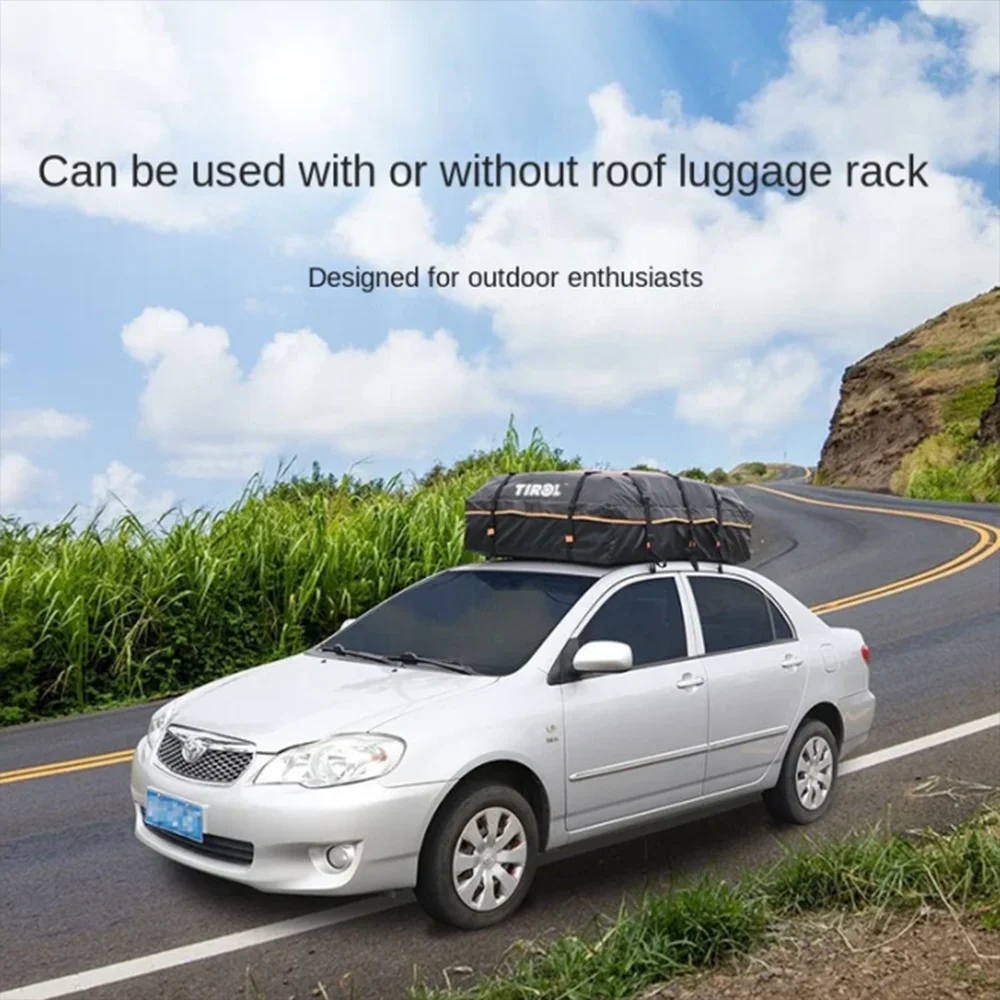 Roof Storage Bag Rack Luggage Carrier Rainstorm Proof Outdoor Camper Tent Package Waterproof Sunscreen Suitable All Vehicles