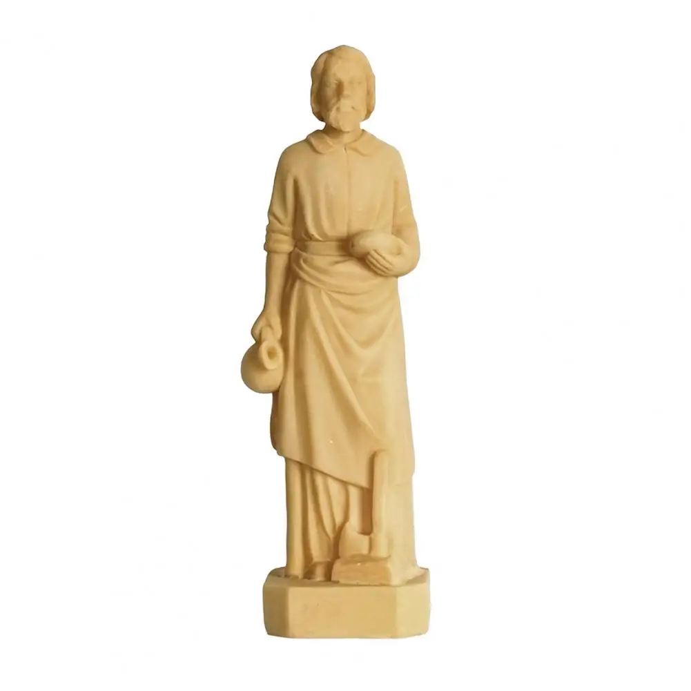 Resin Joseph Ornament Joseph Statue Carpenter House Selling Blessing Resin Figurine Sculpture Father Jesus Desktop Decoration