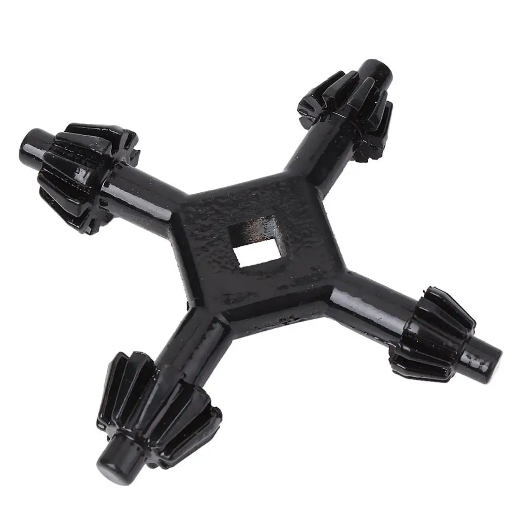 Replacement Drill Chuck Key Black Steel Part for Power Tool Mini Drill Chuck Hole Drilling Bit