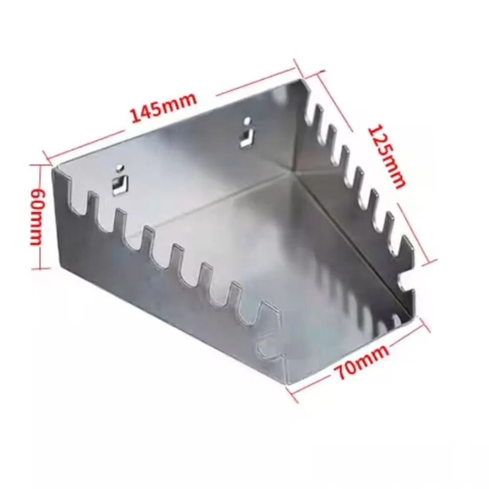 Drill Bit Hook Tool Wall Hook Rack, Square Hole Pegboard Display Storage Shelf, Hardware Repair Tool Organizer Board Wall Hook