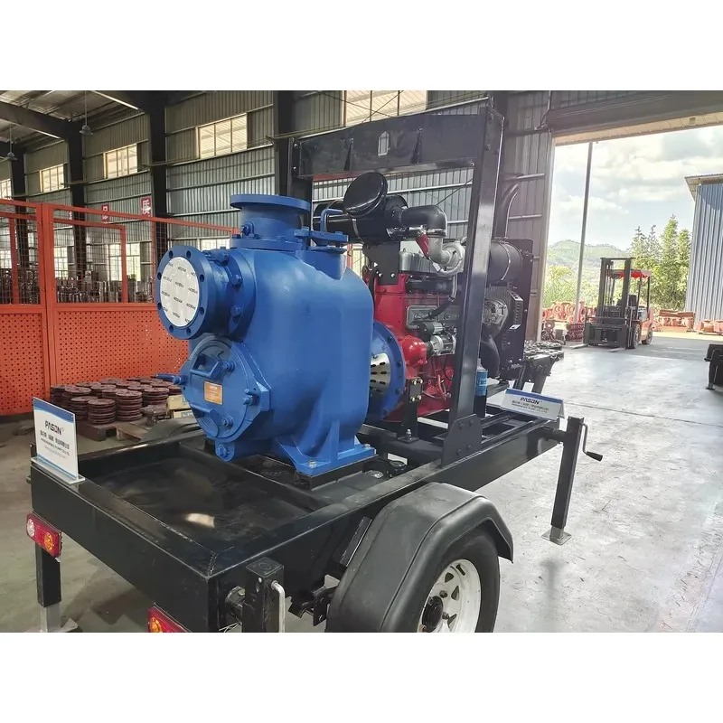Mobile Emergency Sewage Pumping Unit Heavy Duty Self-priming Kit for Municipal Building Drainage