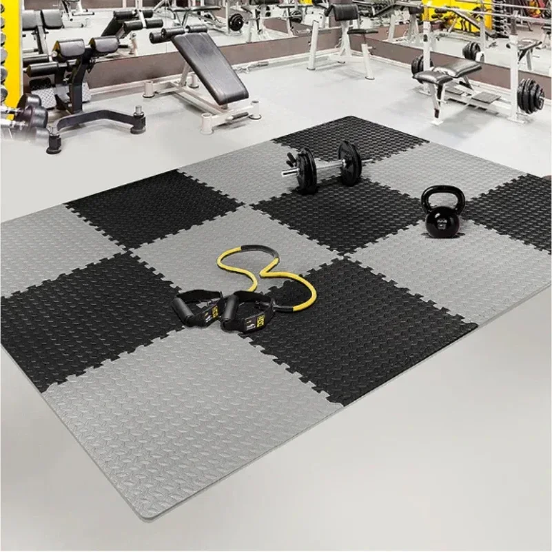 8/16 Pcs Foam Fitness Non Slip Yoga Mat Fitness Floor Tile Protection Pad Fitness Equipment Mat Suitable for Indoor Fitness view 6