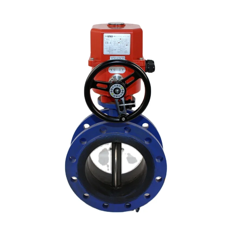 Cast Iron Flanged On/off Type Proportional Type  Electric Butterfly Valve