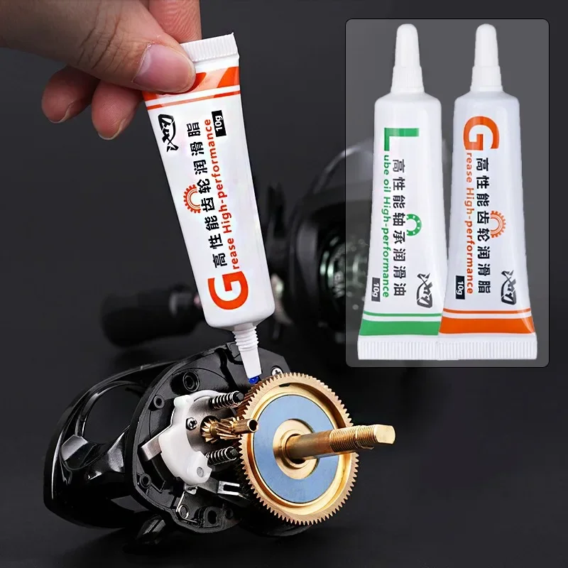 Fishing Wheel Maintenance Lubricating Oil Spin Wheels Drum Fishing Reel Waterdrop Wheel Maintenance Oil Lubrication Grease Set