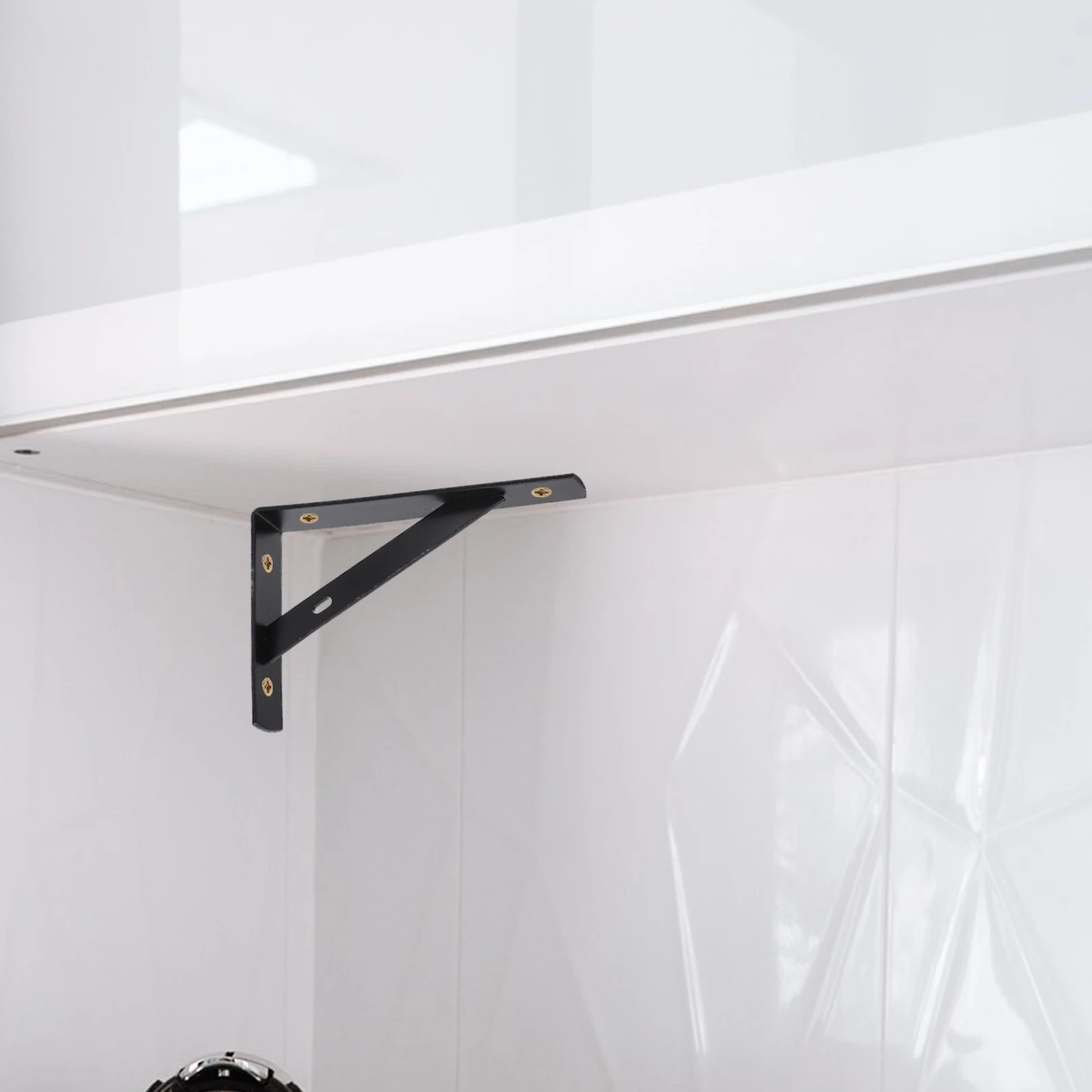 

6pcs Heavy Duty Metal Shelf Supports Wall Mounted Brackets Floating Shelf Hardware Load Bearing Supports Durable Rust Resistant