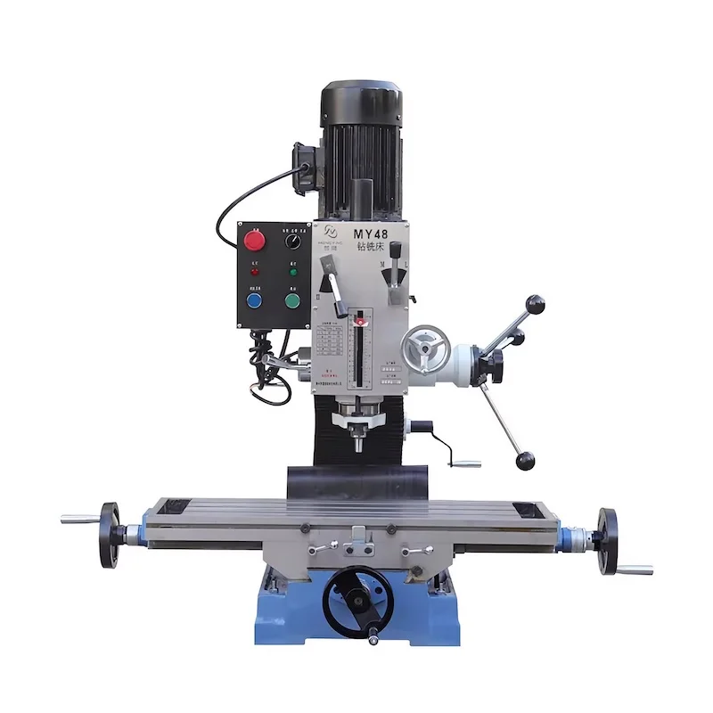 MY48 drilling and milling machine high-power industrial-grade multifunctional desktop small vertical driller and miller tool