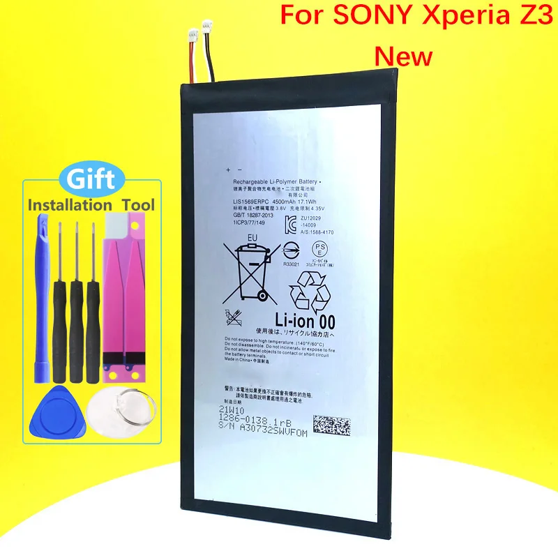 

100% NEW LIS1569ERPC Battery For SONY Xperia Z3 Tablet Compact SGP611 SGP621 Genuine Phone High Quality