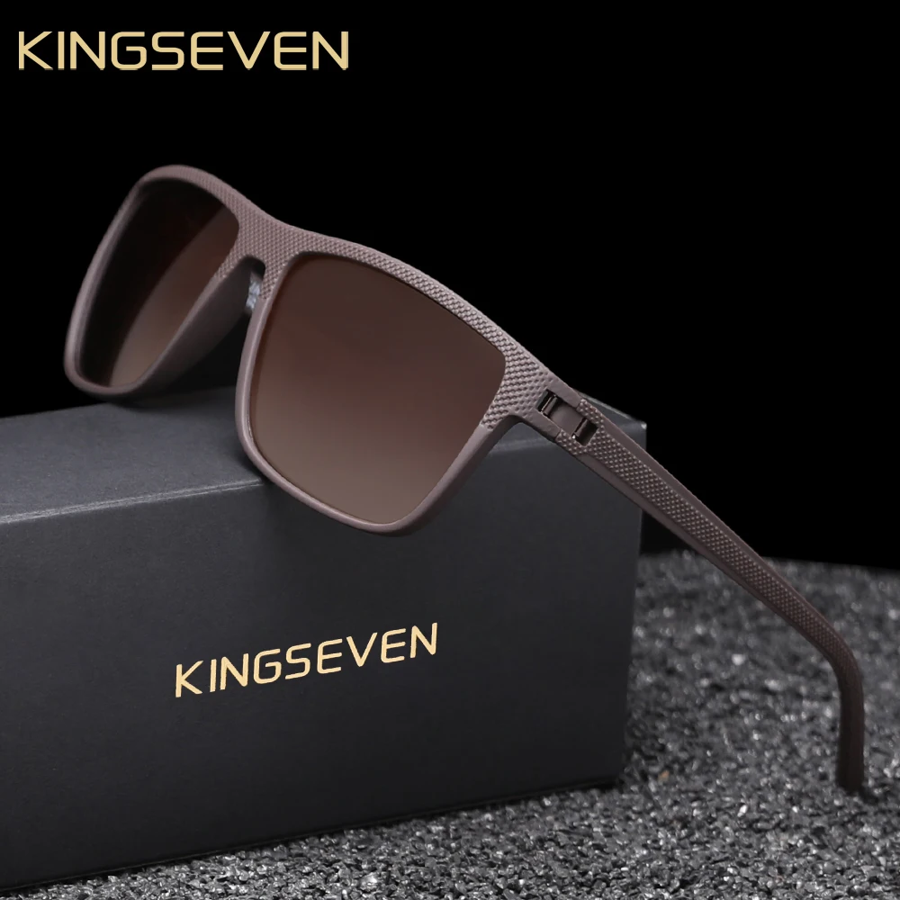 KINGSEVEN Leichte Polarisierte Anti-UV400 Sonnenbrille Männer Frauen Gläser Outdoor Kausalen Urlaub Fahren Brillen 6