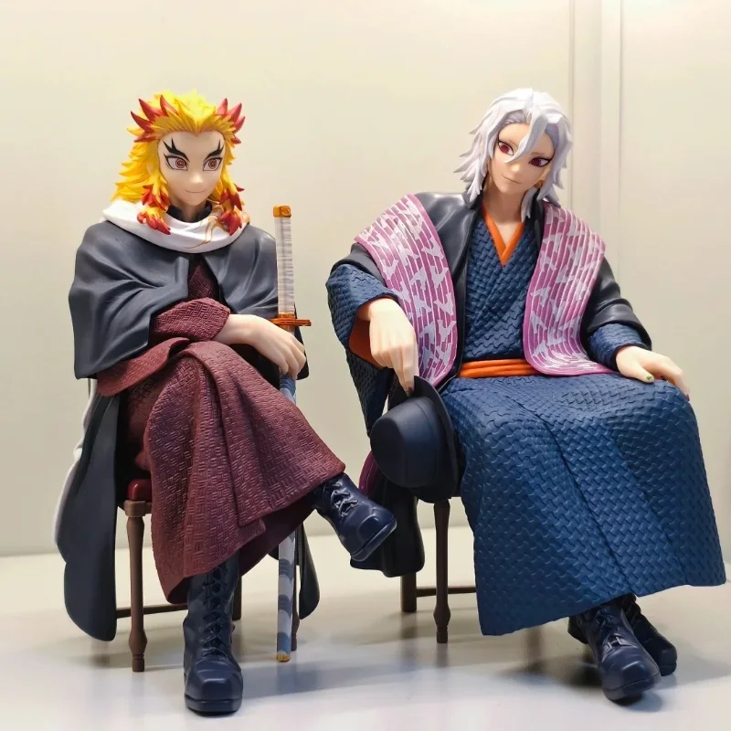 

New Aniplex Demon Slayer Purgatory Apricot Shoulang Yuti Tianyuan Stove Gate Charcoal Jiro Sitting Posture Handmade In Stock