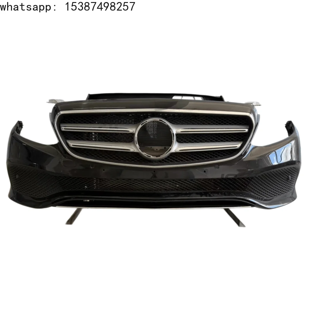 For 2016-2020 Mercedes-Benz E-Class W213 Bumper Front Body Kit Overseas Imported E Wagon Front Grille Radiator Electric Fan