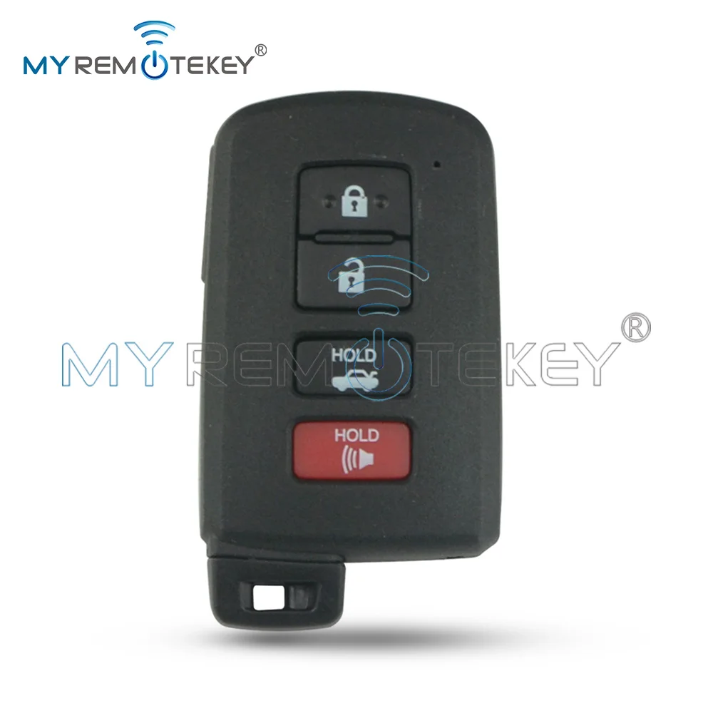 REMTEKEY FCC HYQ14FBA Smart key case  P/N 89904-06140 4 button for Toyota Camry Avalon