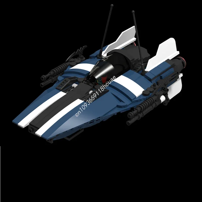 

381pcs MOC A-Wing Star Battle Building Blocks Christmas Gift Children Advanced Collector Showcase for Display Enthusiasts