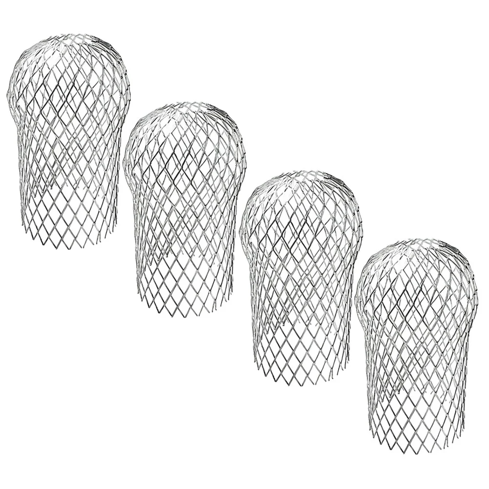 

4 Pcs Strainer Gutter Mesh Guard Screen Ladder Leaf Guards Aluminum Filter Anti-blocking