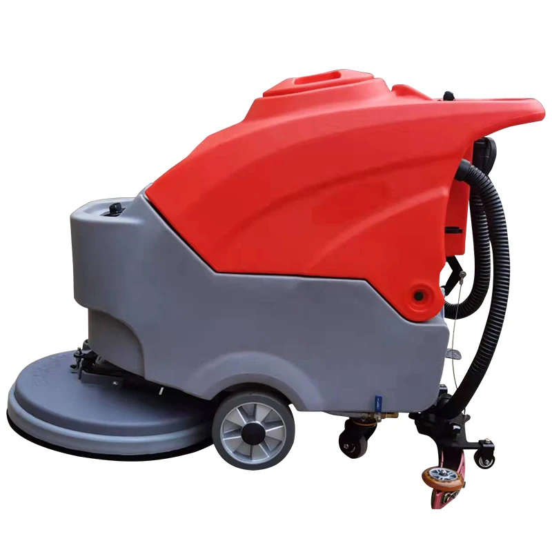 SJ45 Floor Scrubbing Machine Rechargeable Ceramic Tiles Epoxy Gym Floor Clean Scrubbing Machine