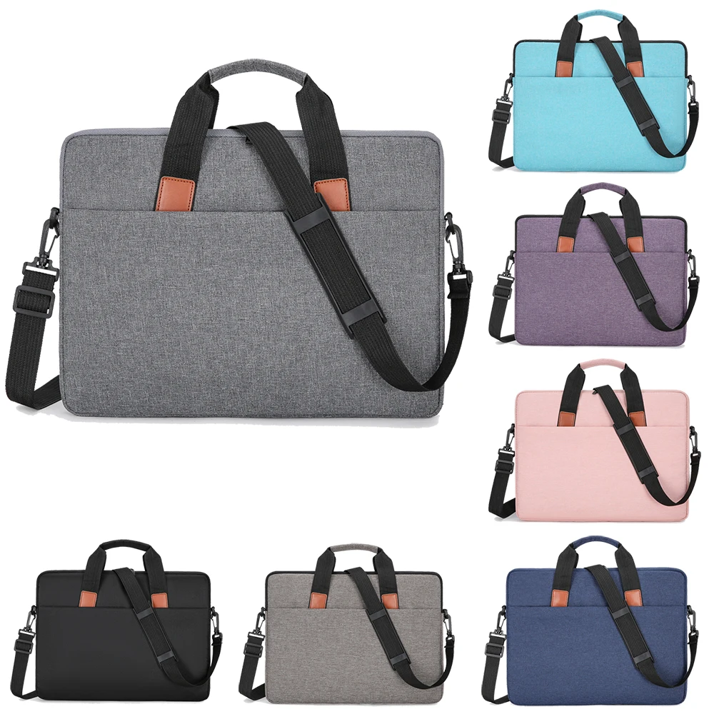 Laptop Sleeve Bag 13.3 14.1 15.6 Inch Notebook Case For Macbook Air Pro Waterproof Portable Travel Carrying Bag Computer Handbag