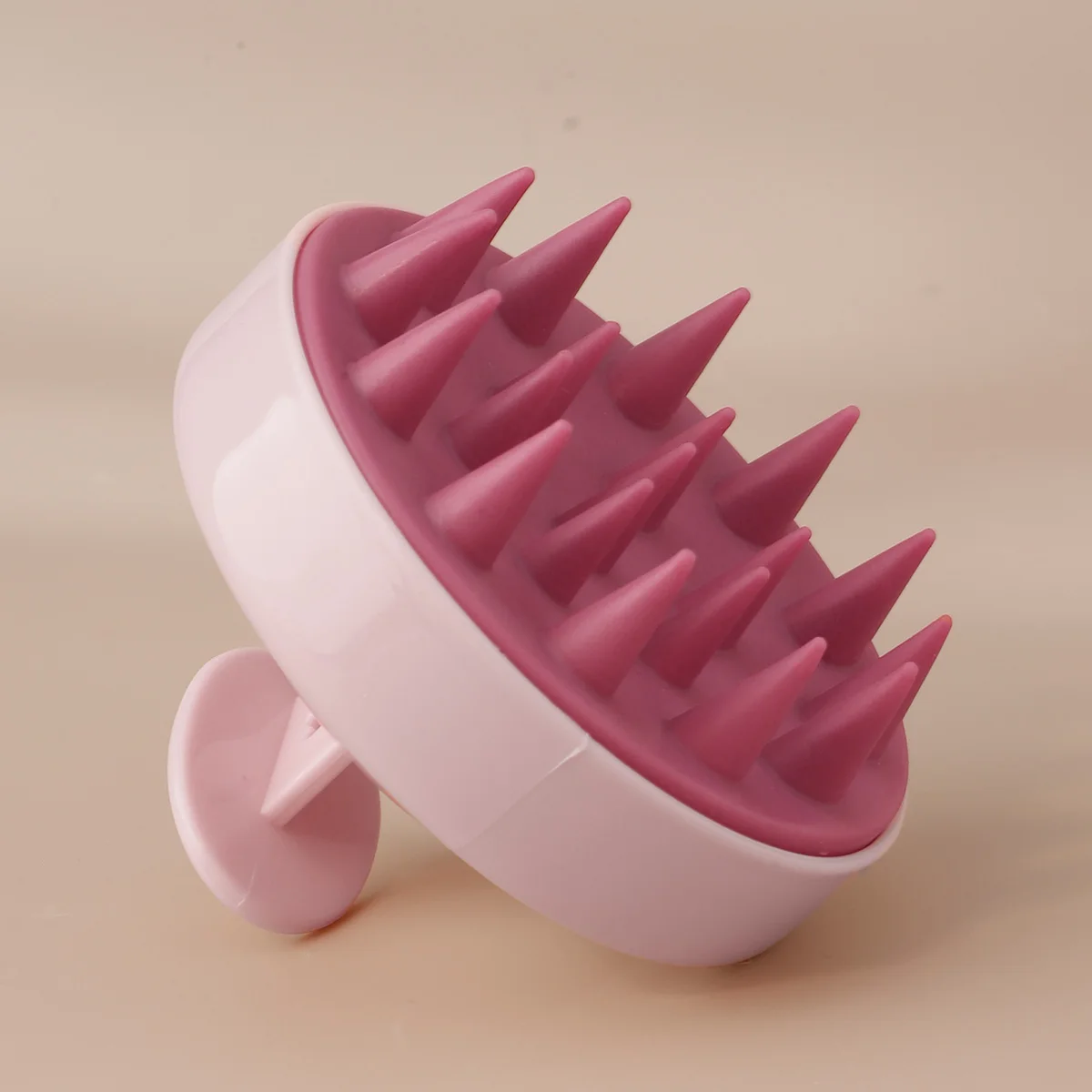 Silicone Shampoo Scalp Hair Massager Head Body Scalp Massage Brush Scalp Massage Brush Comb Magic Handle Brush Spa Massage Brush