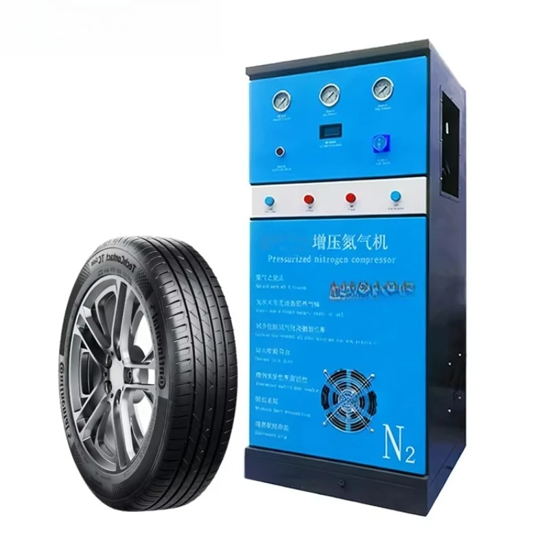Portable Full Automatic Metal Nitrogen Inflator Machine 220V 2000W Gas Filling Equipment for Cars or Mini-bus