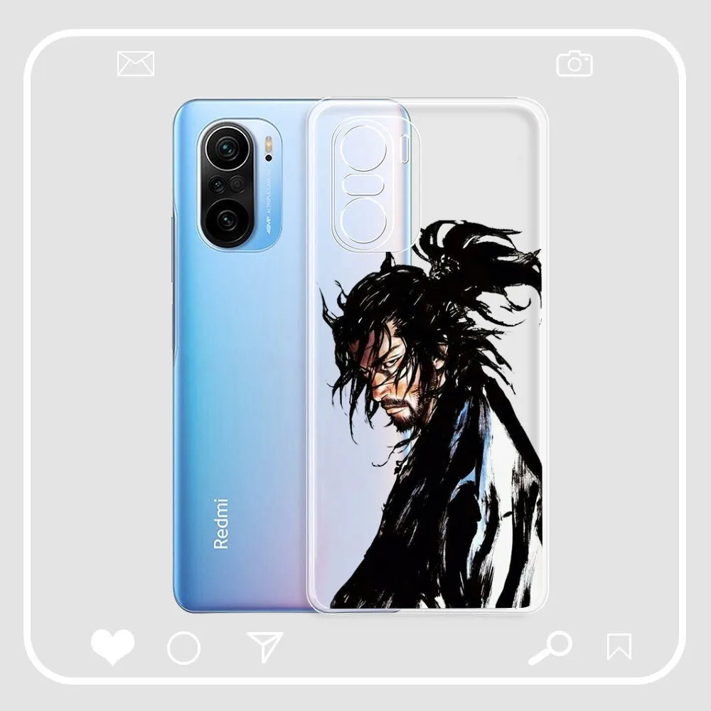 Vagabond Phone Case For Samsung S 20 21 22 23 for Redmi Note7 8 9 10 for Huawei P20 30 40 Clear Case