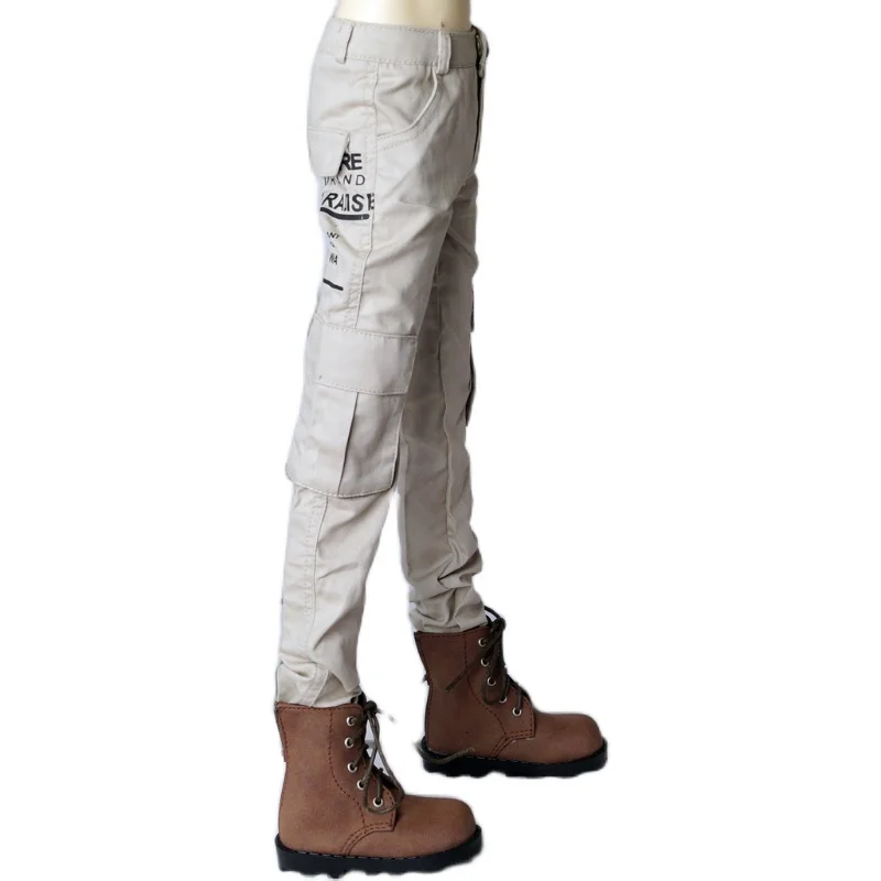 BJD Lalka Kombinezon Khaki Spodnie Ubrania Dla 1/3 SD 60cm 24 cale 1/4 17 cali Wysoka Wujek MSD DK DZ SD17 AOD DD Dol