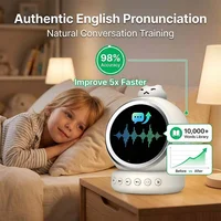 Smart AI Alarm Clock for Kids Ok to Wake Children with Sleep Training and Sound Talking Robot Toy Birthday Gift for Boy Girls 4