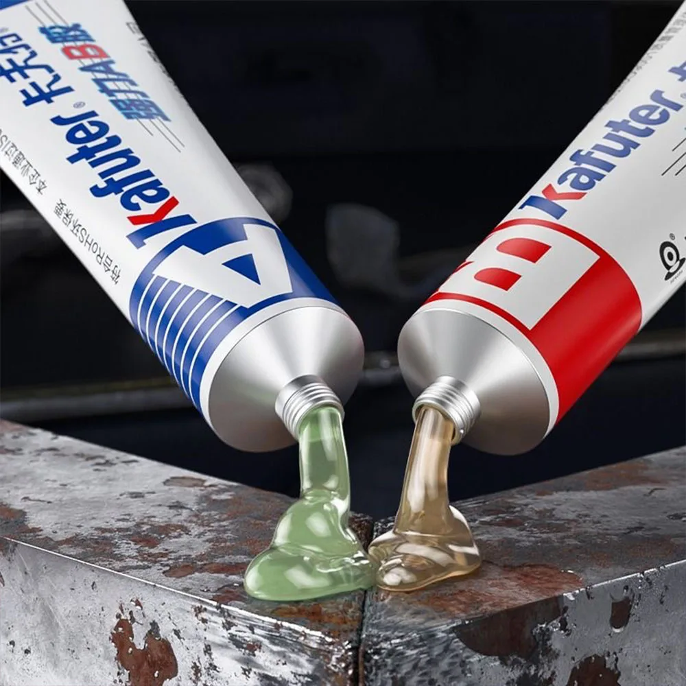 High Strength Metal Repair Glue Strong Cold Welding Glue Magic Plastic Repair Casting Adhesive Heat Resistance A+B Glue Sealant