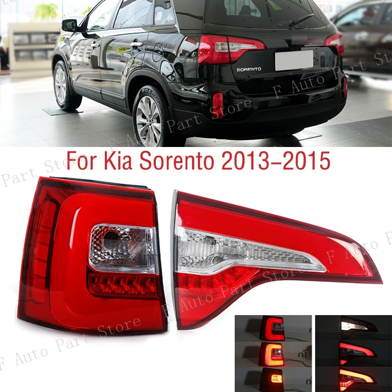 

For Kia Sorento 2013 2014 2015 Car Rear Bumper LED Tail Light Assembly Brake Stop Reverse Lamp Taillight Taillamp