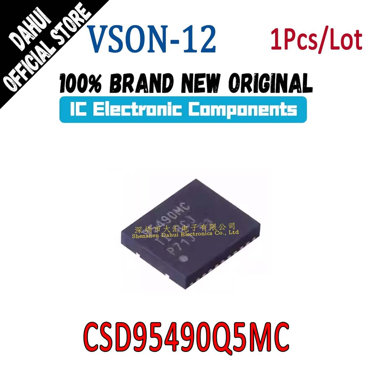 

CSD95490Q5MC 95490MC CSD95490 VSON-12 Gate full bridge half bridge driver chip IC new original