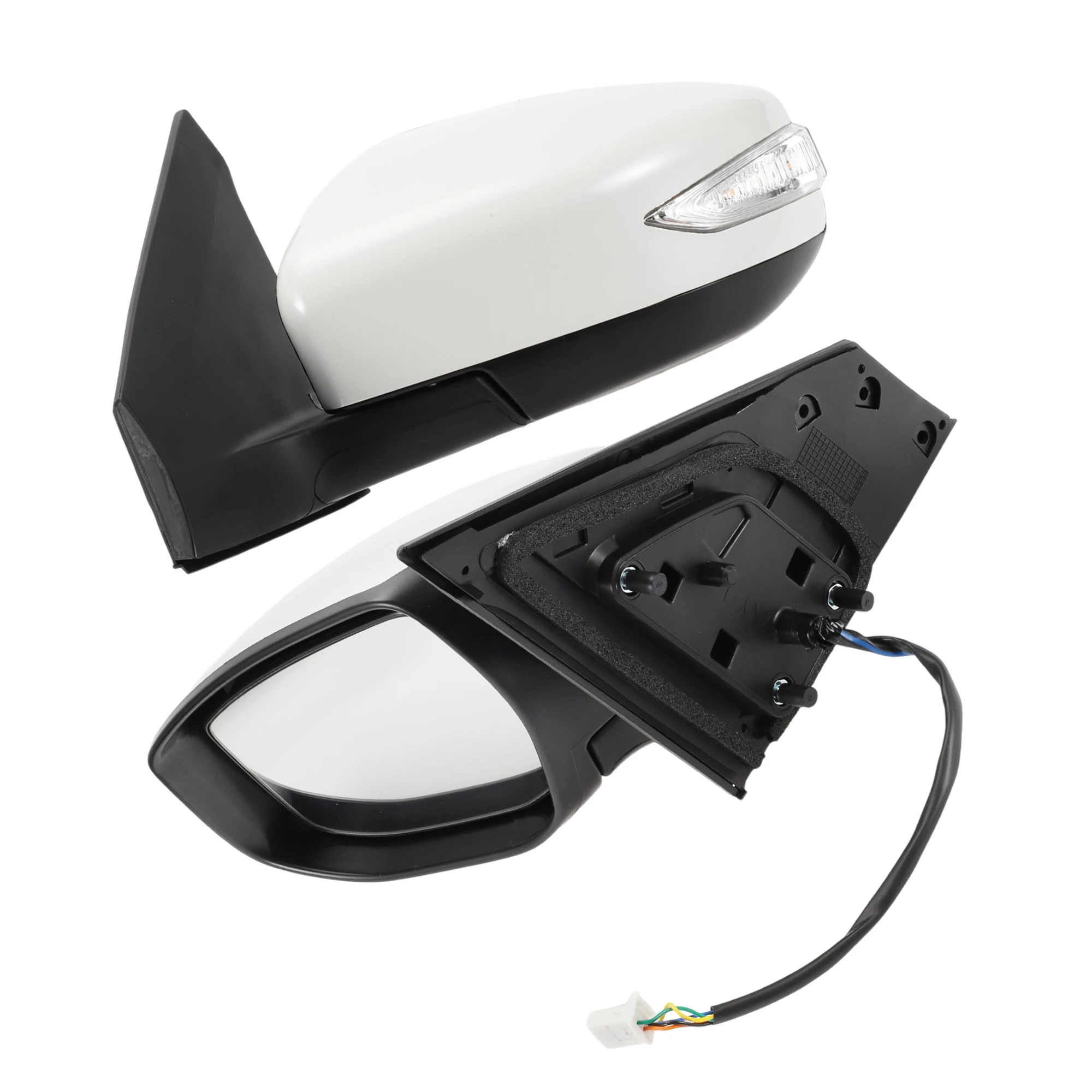 

Uxcell левое зеркало двери водителя, замена зеркала бокового вида в сборе для NISSAN SENTRA 2016-2019, No 963023YU4F, белое