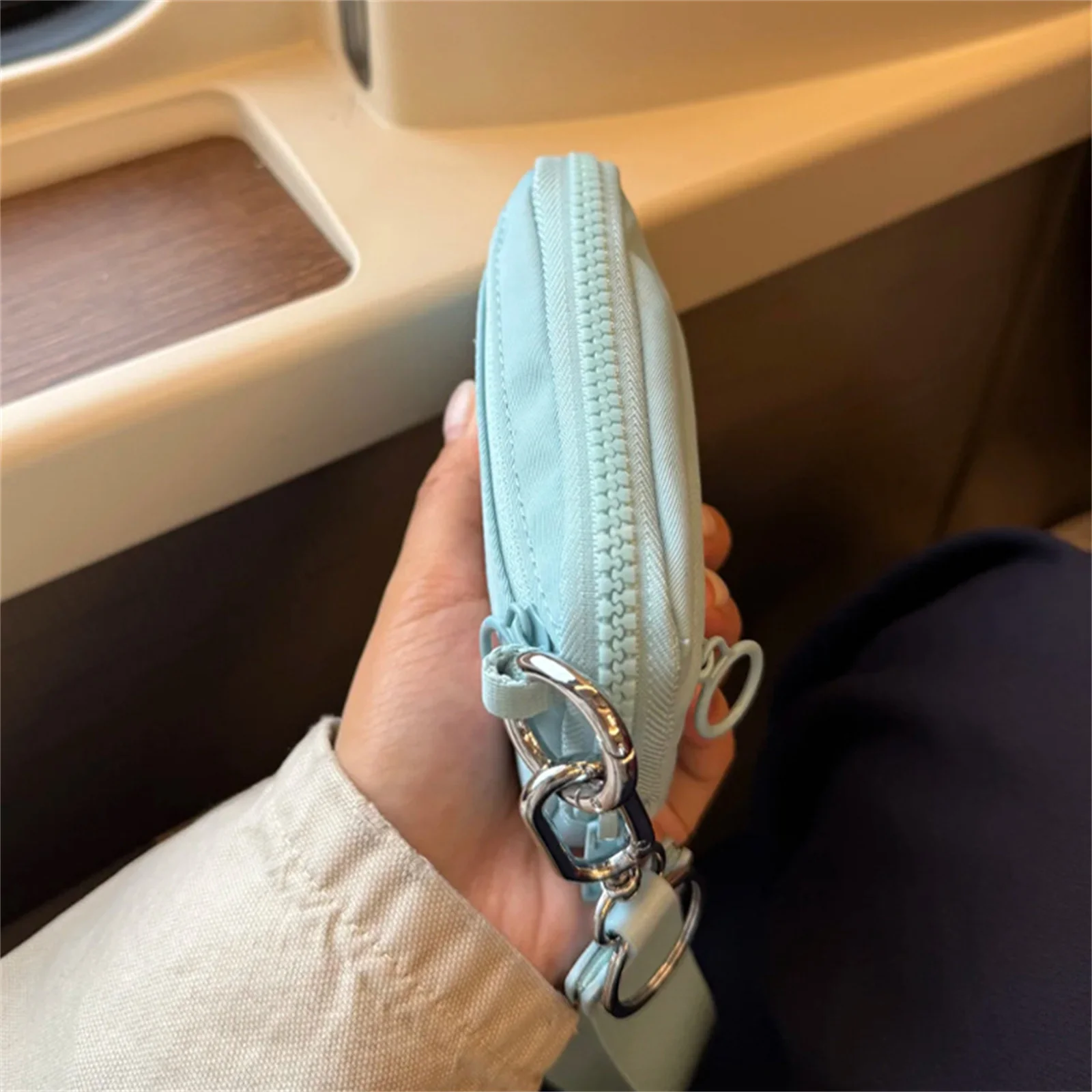 Wristlet Wallets for Women Zipper Coin Purse Lightweight Keychain Wallet for Travel Credit Card Holder Phone