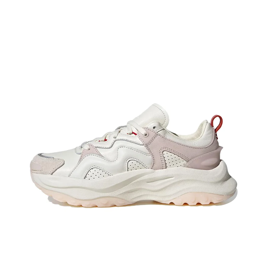 Adidas Maxxwavy Leather Low top Chunky Sneakers Women's White Pink IH2292