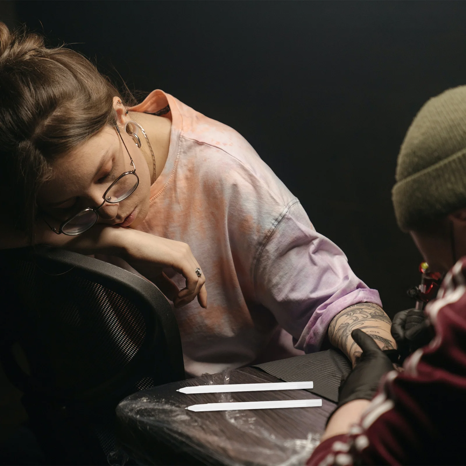 

4 шт., маркеры для белой кожи, водостойкая ручка для микроблейдинга бровей, контурное положение, картографирование бровей, инструменты для перманентной татуировки и макияжа