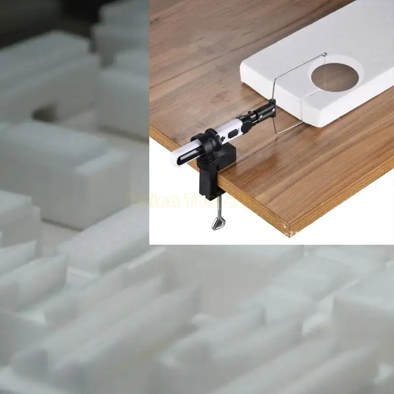57QF Profissional Styrofoams Cutter Cutter Cutting Cutting Tool cabeça substituível para escultura precisa espuma e