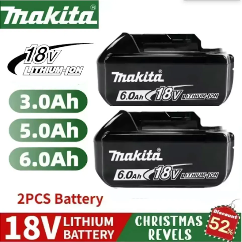 

Brand new 6Ah Makita 18V original genuine battery for MAKITA tool BL1830B BL1850B BL1850 BL1840 BL1860 BL1815 Tool DTW700