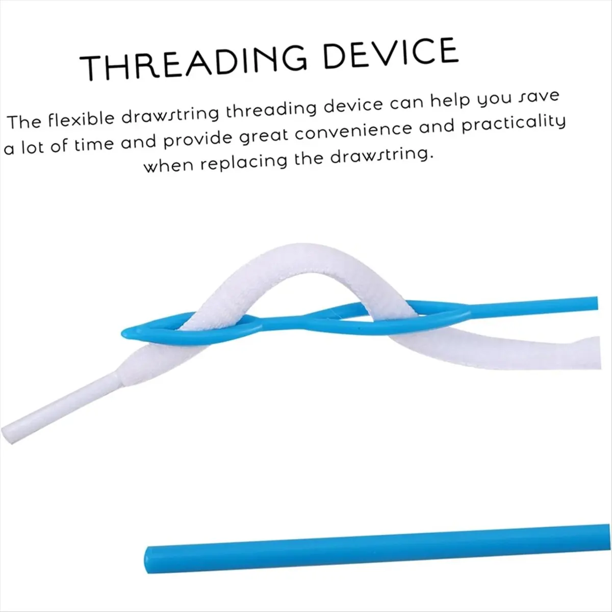 ABZT 1Set Drawstring Threader Kit Sewing Tool for Crafts for Beads to Use for DIY Sewing Projects and Clothing Adjustments
