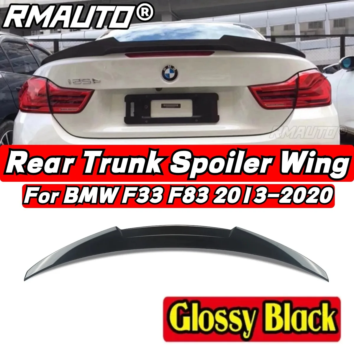 

BMW F82 Car Rear Trunk Spoiler Body Kit Car Rear Spoiler Wing For BMW 4 Series F33&M4 F83 Convertible 2013-2020 Car Accessories