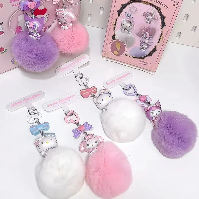 

Authentic Cute Kuromi Sweet Style Series Chain Mini Blind Box Cute Decoration Mobile Bag Pendant Surprise Birthday Toy Girl Gift