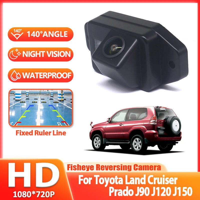 Rear View Reverse Camera Car Vehicle Parking Accessories Full HD CCD Waterproof For Toyota Land Cruiser Prado J90 J120 J150