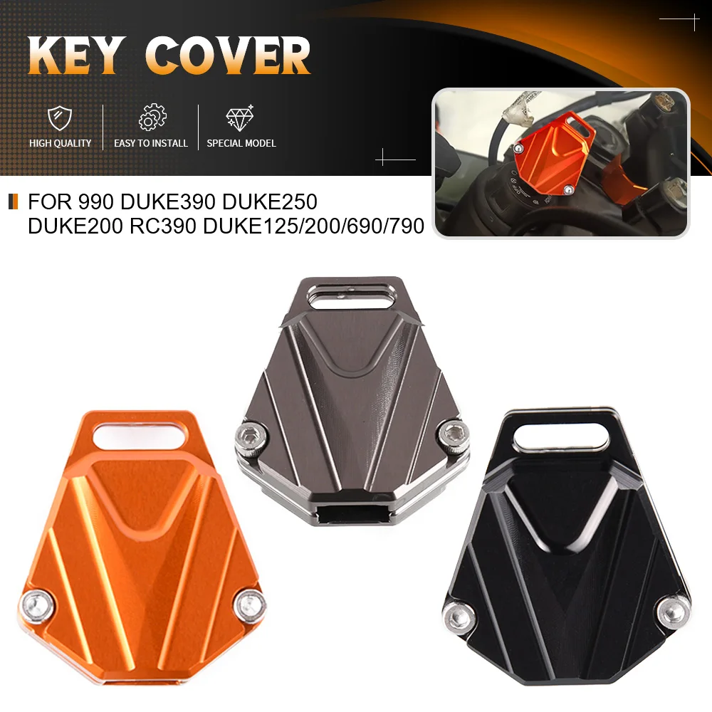 

For 990 DUKE390 DUKE250 DUKE200 RC390 DUKE125/200/690/790 Motorcycle Aluminium Key Cover Cap Creative Motorcross Keys Case Shell