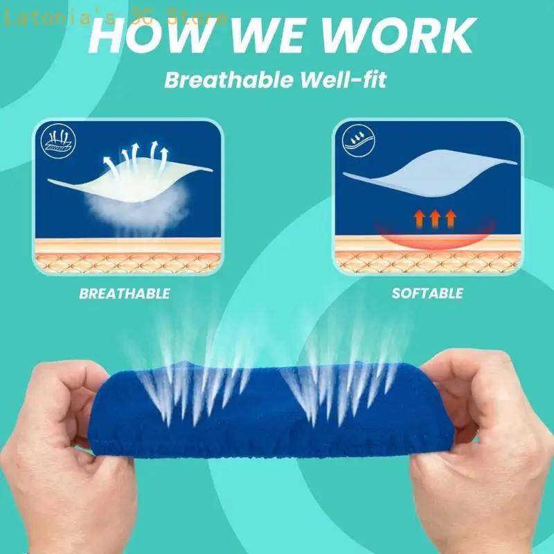 4Pcs Breathable Cotton Ventilators Mask Liner Cushion Pad for F20 Breathing Machine Gentle on Skin Washable and Quality X3UB