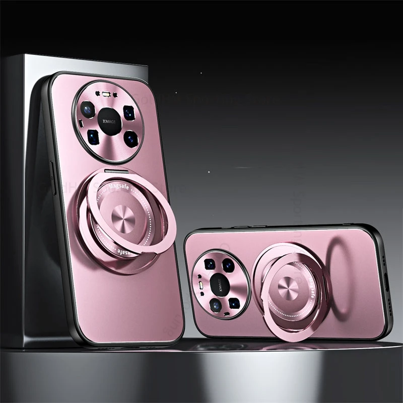 

Kickstand Case For Huawei Mate 80 Pro Max 360° Ring Stand For Magsafe Magnet Matte Magsafing Cover For HUAWEI Mate 70 60 Pro Max