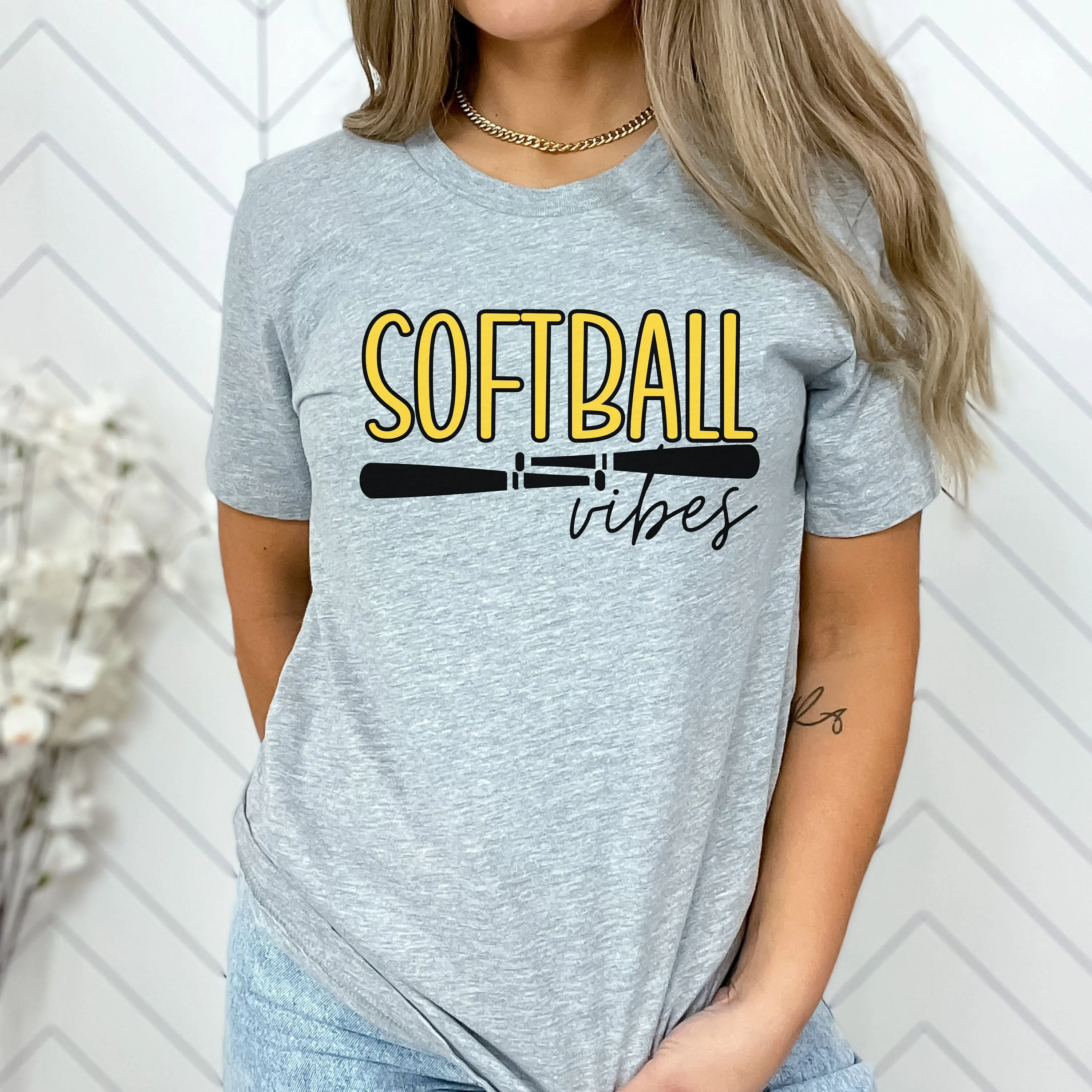 

Softball Vibes T Shirt Fan Mom Life Cute Squad