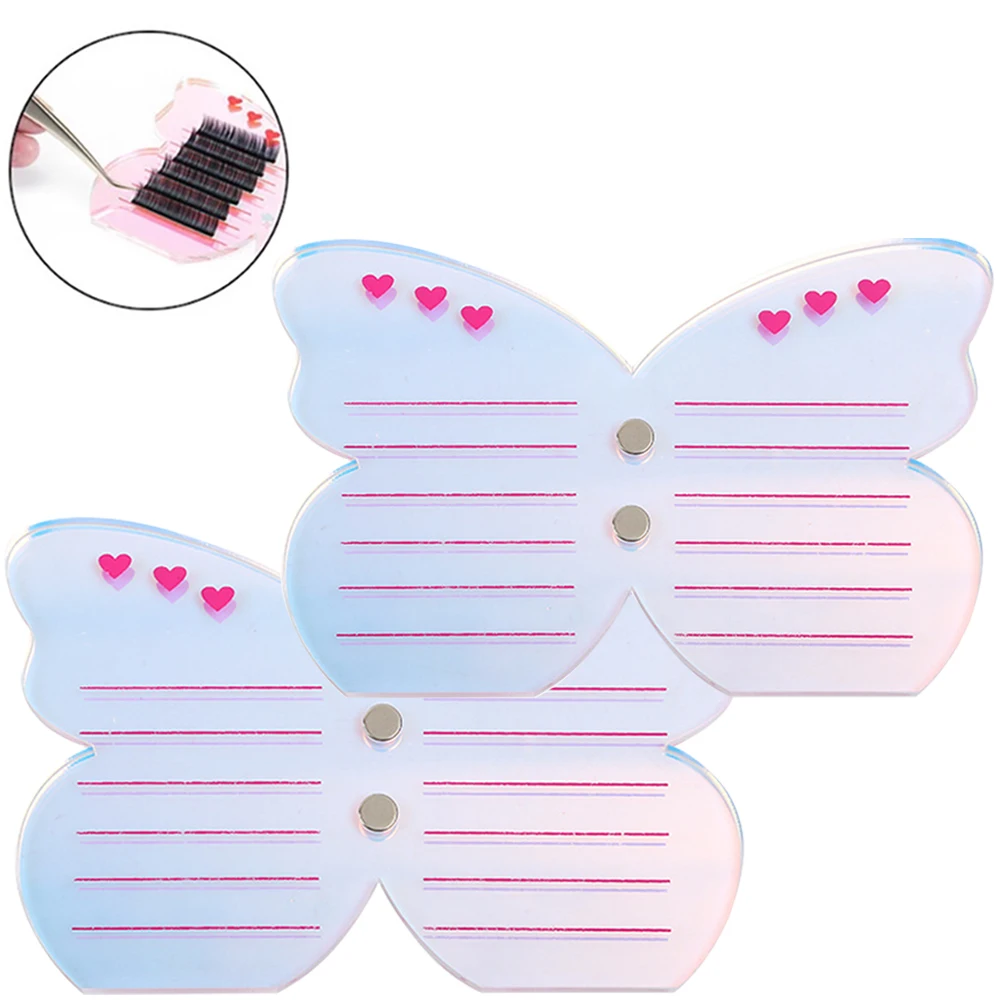 الاكريليك رمش تمديد أداة المطعمة الرموش حامل البليت الملونة مع مقياس شفط المغناطيسي لوحة لاش أدوات ماكياج 2027 #1