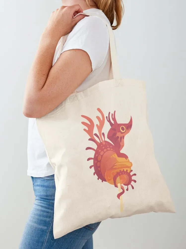 Dragonpop alebrije cherry orange Tote Bag bag luxury women Cloth bag